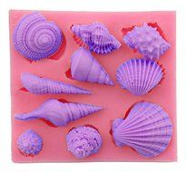 KOOTIPS Cake Decorating Supplies Seashell Shell Fondant Mold Cake Decorating Sugarcraft Gumpaste Seashell Modelling... N3