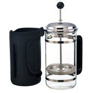 GROSCHE Fino 34 oz. 1000ml Glass French Press with Thermal Insulated Neoprene Sleeve for Warmth and Protection... N4
