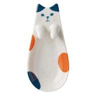DECOLE "HAPPY catday Fruit of cat" Teabag Holder and Resting Caddy (Lemon) N2
