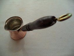 Turkish Coffee Pot Cezve Jazva Jazwa Ibrik Briki 100% Copper N3