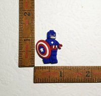 Silicone Molds Cute Avengers Superhero Silicone Molds (30mm) Cupcake Topper N14