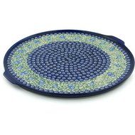 Polish Pottery Pizza Plate 17-inch N8