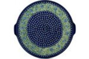 Polish Pottery Pizza Plate 17-inch N9