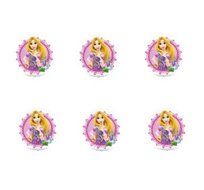 12ct Rapunzel Edible 3inch Large Cupcake/Cookie Image Kit