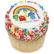 Inside Out Edible Cupcake Toppers - Set of 12