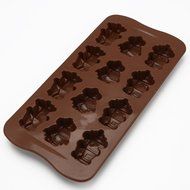 Always Your Chef 12 Cavities Robot Shaped Silicone Candy Making Molds Cake Making Cups Chocolate DIY Molds Ice... N2