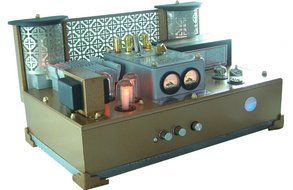 The Time Traveler's Amp Industrial Model Bluetooth Vacuum Tube Hybrid Stereo Amplifier N3