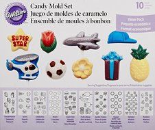 Wilton 10 Piece Candy Mold Mega Pack N2
