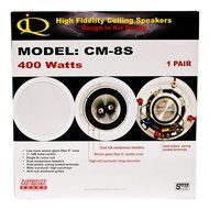 Earthquake Sound CM-8S IQ in-ceiling speakers / pair N4