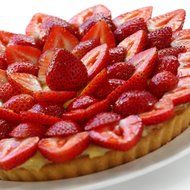 Fat Daddio's Anodized Aluminum Fluted Tart Pan, 10 Inches by 2 Inches N5