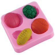 Soccer Basketball Football &amp;Tennis Ball Cake Mold Chocolate Mould Fondant Cake Tool Cake Sugar Craft Mold Cake... N5