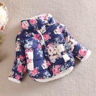 Coat ,BeautyVan Kids Child Girl Flowers Coat Jackets Winter Thick Top Waistcoat Clothes Coat (3T, Beige) N6