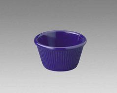 Gessner Products IW-0383A-BL 3 oz. Fluted ramekin- Case of 12