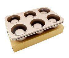 Professional Bowl Maker 6 Cup Cake Pan, 3 Layer Non-stick Surface, 2 Sides Can Be Used
