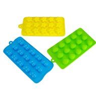 MIREN 3-piece Mini Star, Heart and Shell Shape Silicone Candy Molds, Chocolate Molds, Ice Cube Tray, Soap Molds... N3
