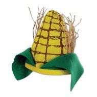 Beistle 60674 Plush Corn Cob Hat