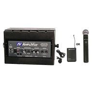 Amplivox SW1230 Mity-Box 16-Channel Compact PA System with Amplified Speaker and UHF Wireless Microphone