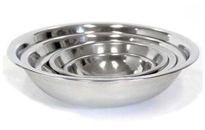 Kitchen Diva: 5 Piece Stainless Steel Mixing Bowls Set