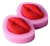 BleuMoo 3D Lips Silicone Fondant Mould Cake Decorating Chocolate Baking Mold Tool N6
