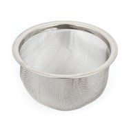 Stainless Steel Mesh Hole Tea Leaves Spice Strainer Filter 75mm Dia N2