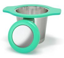 MyTea Infuser ~ Ultra Fine Loose Leaf Tea Infuser with Lid ~ Large Capacity Stainless Steel Tea Strainer Basket... N21