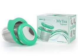 MyTea Infuser ~ Ultra Fine Loose Leaf Tea Infuser with Lid ~ Large Capacity Stainless Steel Tea Strainer Basket... N22