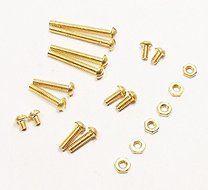 Turntable Cartridge Hardware Headshell Mounting Screw Nut Set Assortment BRASS