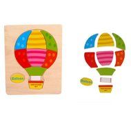 Balloon Puzzles Toys ，BeautyVan Wooden Balloon Puzzle Educational Developmental Baby Kids Training Toy N2