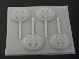 Capeman Emblem Hard Candy Lollipop Mold Batman