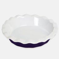 Anchor Hocking Ceramic Pie Plates 9-Inch, Purple N4