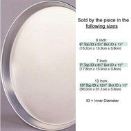 Allied Metal CPT13X15 Hard Aluminum Pizza Pan, Tapered Design, 13-Inch