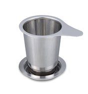 Autoark AH-002-2 Brew-in-mug Teapot Extra Fine Mesh Tea Strainer Infuser Steeper with Lid and Handle for Loose... N5