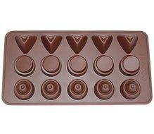 Le Silicone, Set of 3 Silicone Chocolate and Candy Molds N9