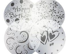 Bilipala 8Inch Cake Stencils Spray Mould Fondant Decorating Sugarcraft Mold N2