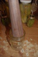 One piece Wooden sauerkraut Tamper (Cherrywood) N5