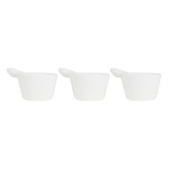 Zelancio White Ceramic Ramekin Dipping and Dessert Cups - Set of 3 N2