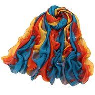 Banggood New 1x Fashionable Soft Chiffon Printed Floral Scarf N5