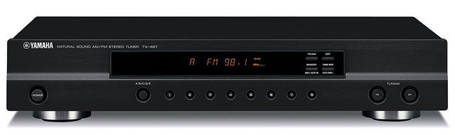 Yamaha TX-497 Natural Sound AM/FM Stereo Tuner (Black) (Discontinued by Manufacturer)