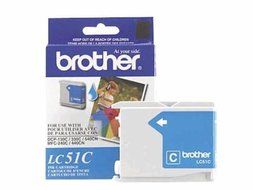 Brother Lc51c - Cyan - Original - Ink Cartridge - For Dcp 350, Fax 2580, Intellifax 1860, 1960, 2580, Mfc 230,...