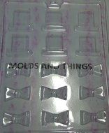 Mustache Lolly Chocolate Candy Mold and Black Tie and Hat Chocolate Candy Mold With &copy; Candy Making Instruction N2