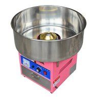 Promote Production 20" Commercial Delicious Food Cotton Floss Candy Sugar Cones Machine Maker Countertop Pink