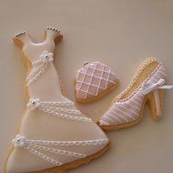 Y&amp;XL&amp;H Sleeved Fishtail Wedding Dress/ Princess Gown Shape Cookie Cutters Fuirt Cut Moulds, Stainless Steel N2
