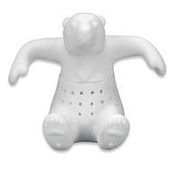 [ Silicon Animal tea strainer Polar Bear 1 pieces ] animal tea in the fuser / tea strainer / Animal Museum cafe N2