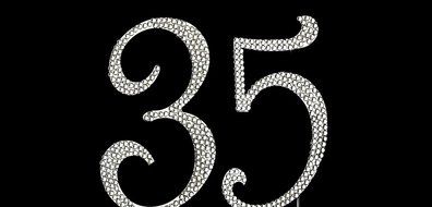 Perfectmaze Rhinestone Cake Toppers Combination Collection Wedding Anniversary Cake Decoration (13) N8