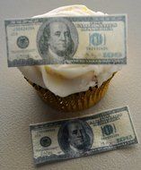 Edible Wafer Mini 100 Dollar Bills ~ BUY TWO GET THIRD FREE!