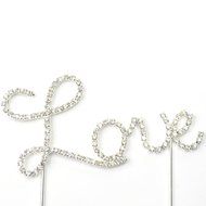 Cosmos &reg; Rhinestone Crystal Silver Number 50 Birthday 50th Anniversary Cake Topper N4