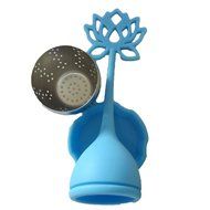 JLHua Lotus Flower Loose Leaf long-handled Tea Infuser Best Tea Scoop Strainer N7