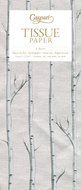 Entertaining with Caspari Birch Silver Tissue Paper, Package of 4 Sheets N7
