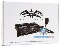 WS-420BT - Wet Sounds Marine Audio Multi Zone Equalizer with Integrated Bluetooth by Wet Sounds N2