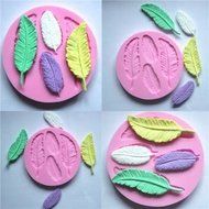 UR Bakeware Silicone 3D Feather Mold Cake Decoration DIY Mold Mould N3